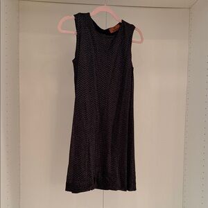 Missoni black/silver mini dress